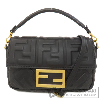 FENDI フェンディ チェーンショルダー ショルダーバッグ カーフ レディース 中古