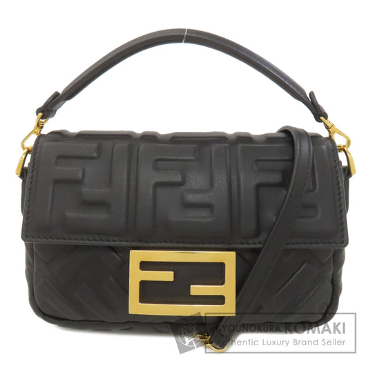 FENDI フェンディ チェーンショルダー ショルダーバッグ カーフ レディース 中古