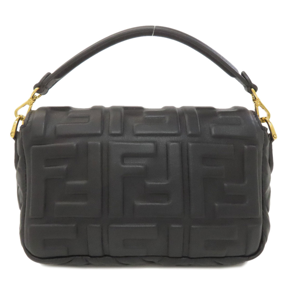 FENDI フェンディ チェーンショルダー ショルダーバッグ カーフ レディース 中古