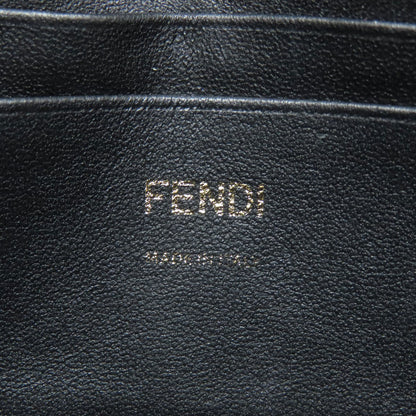 FENDI フェンディ チェーンショルダー ショルダーバッグ カーフ レディース 中古