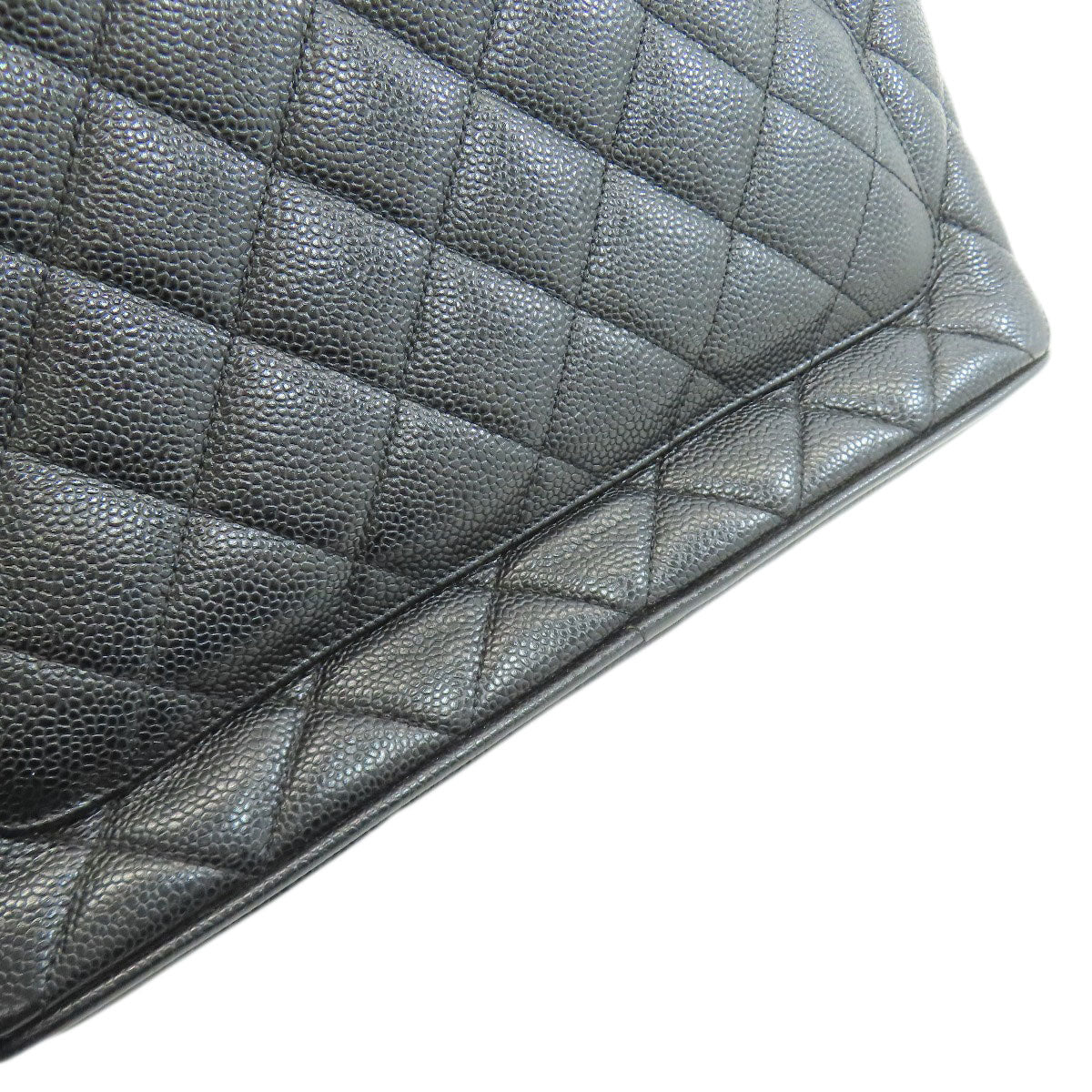 CHANEL シャネル 復刻トート ゴールド金具 トートバッグ グレインド カーフスキン レディース 中古