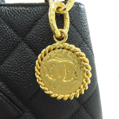 CHANEL シャネル 復刻トート ゴールド金具 トートバッグ グレインド カーフスキン レディース 中古