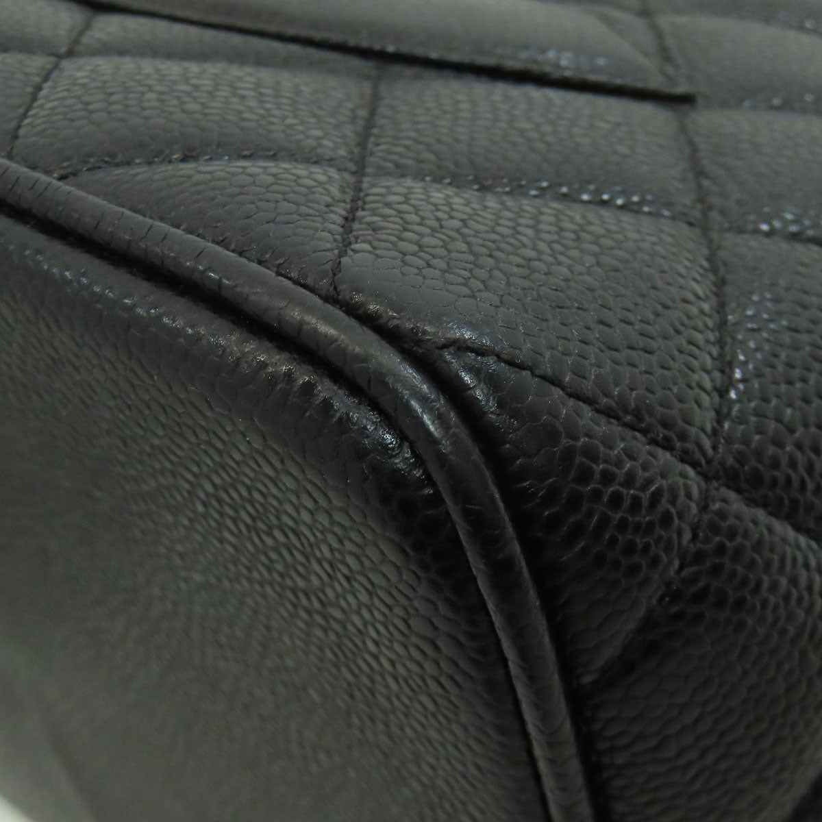 CHANEL シャネル 復刻トート ゴールド金具 トートバッグ グレインド カーフスキン レディース 中古