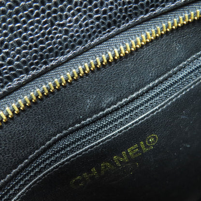CHANEL シャネル 復刻トート ゴールド金具 トートバッグ グレインド カーフスキン レディース 中古