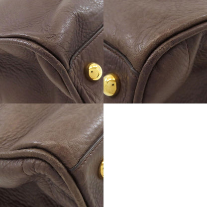 LOEWE ロエベ ロゴ トートバッグ レザー レディース 中古