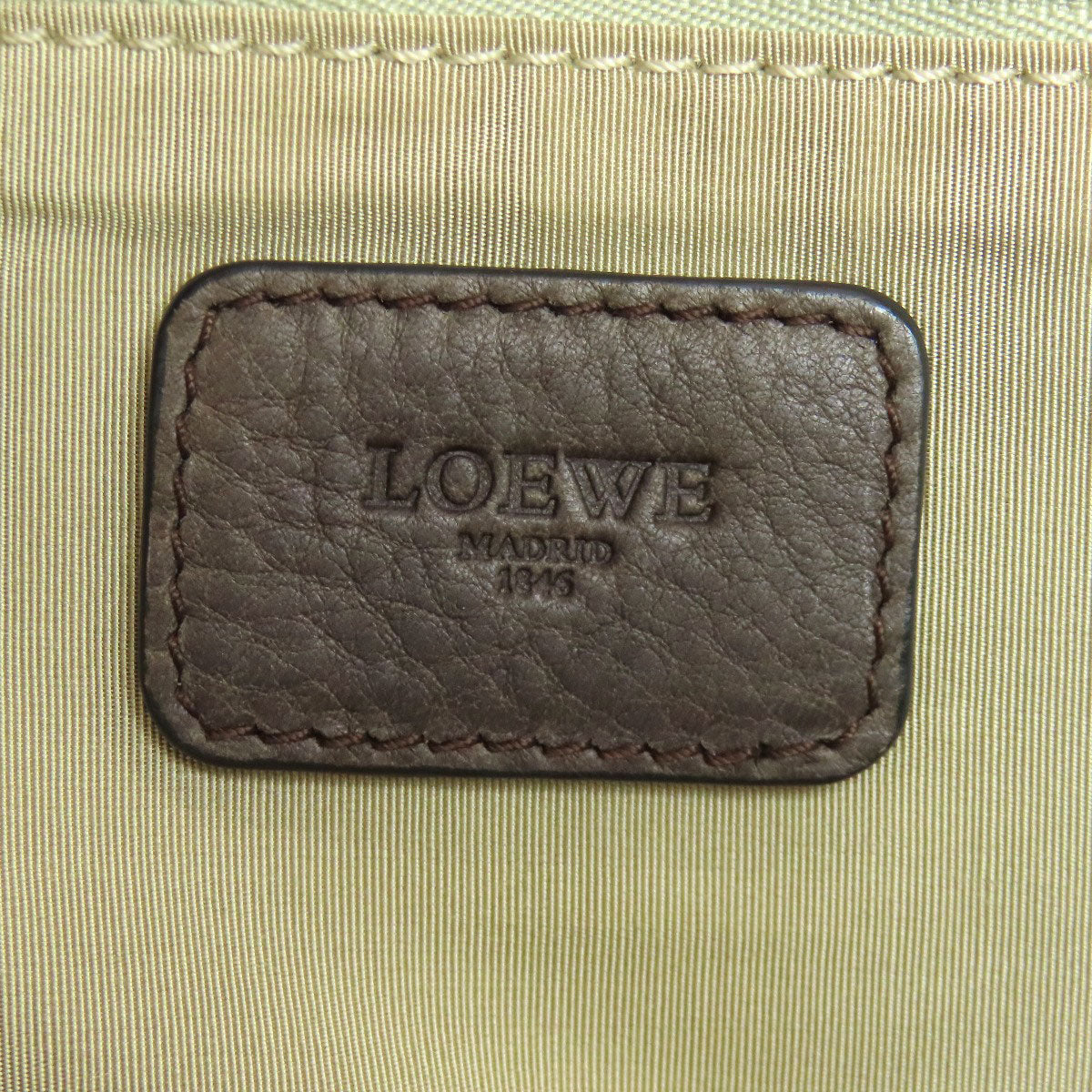 LOEWE ロエベ ロゴ トートバッグ レザー レディース 中古