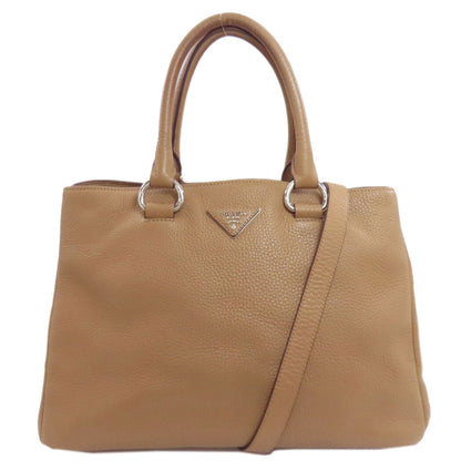 PRADA プラダ BN2579 2WAY ハンドバッグ レザー レディース 中古