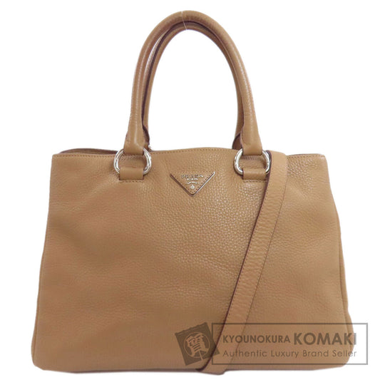 PRADA プラダ BN2579 2WAY ハンドバッグ レザー レディース 中古