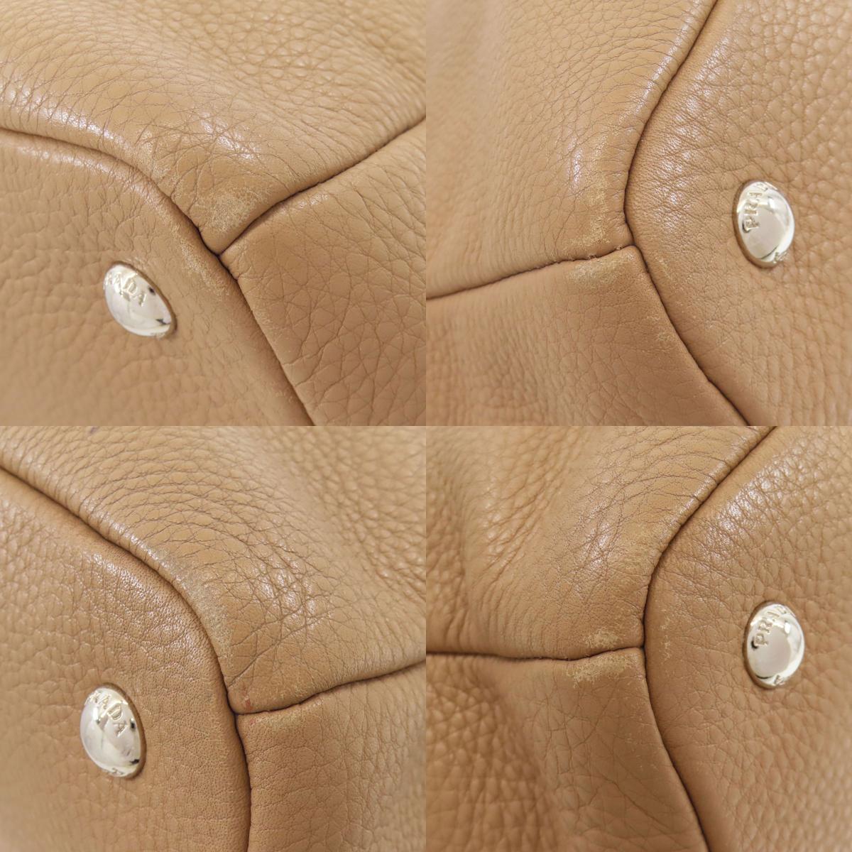 PRADA プラダ BN2579 2WAY ハンドバッグ レザー レディース 中古