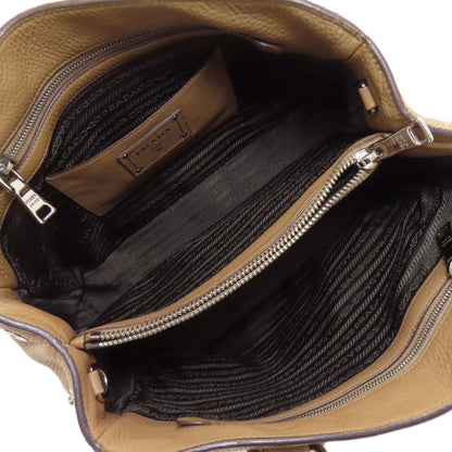 PRADA プラダ BN2579 2WAY ハンドバッグ レザー レディース 中古