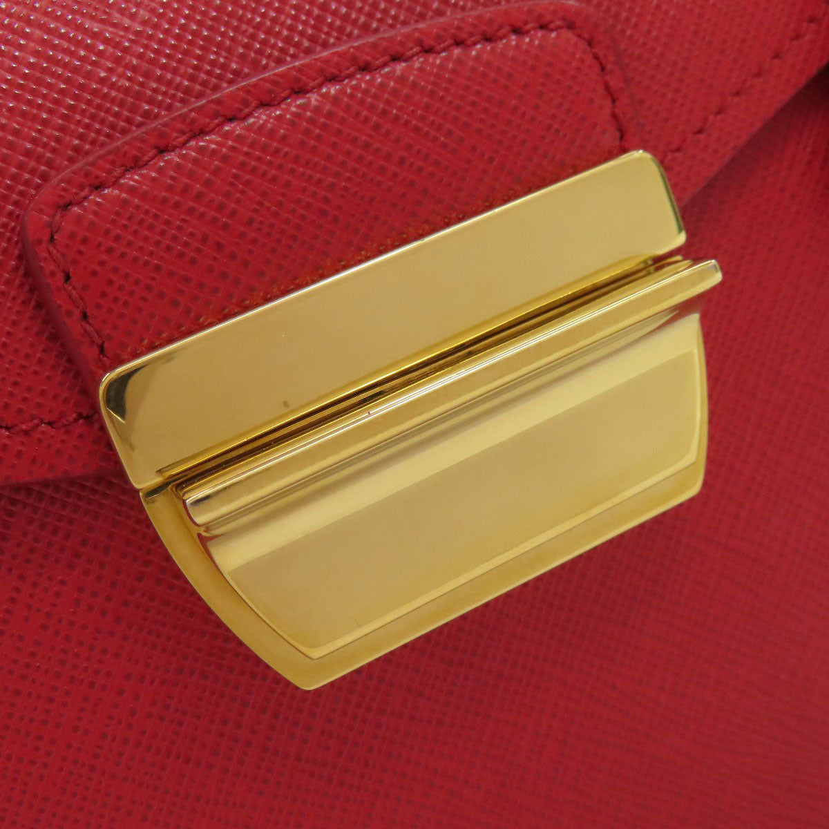 PRADA プラダ 1BA256 2WAY ハンドバッグ サフィアーノ レディース 中古