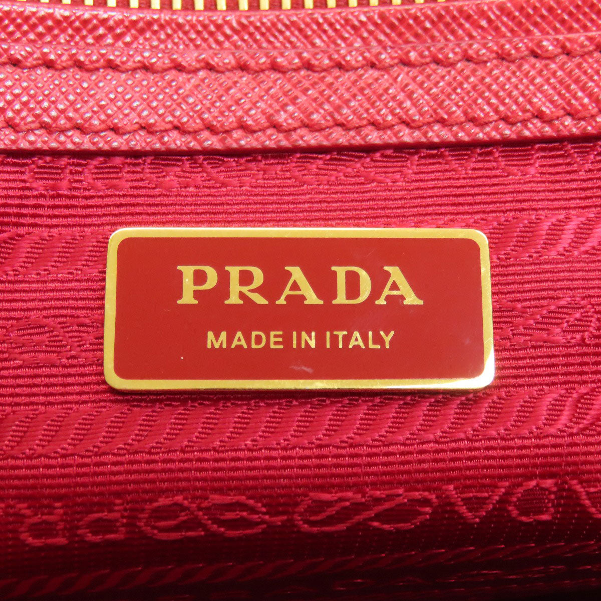 PRADA プラダ 1BA256 2WAY ハンドバッグ サフィアーノ レディース 中古