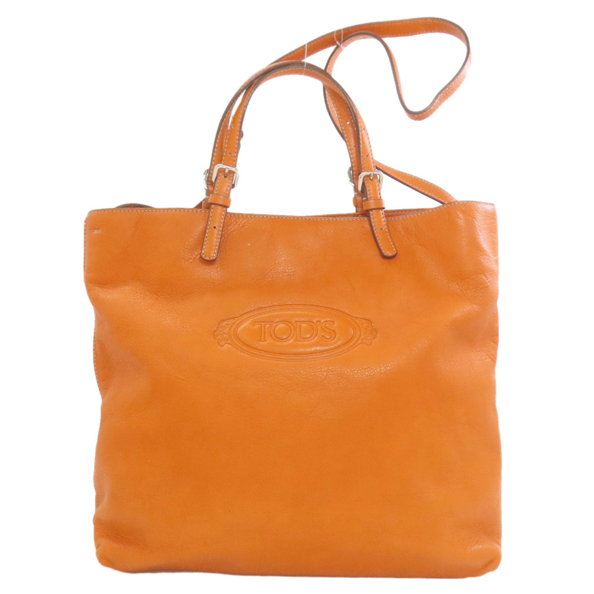 TODS トッズ 2WAY トートバッグ レザー レディース 中古