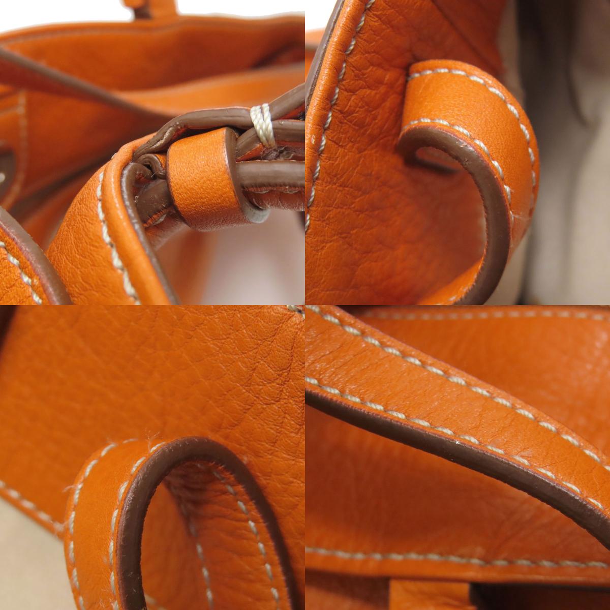 TODS トッズ 2WAY トートバッグ レザー レディース 中古