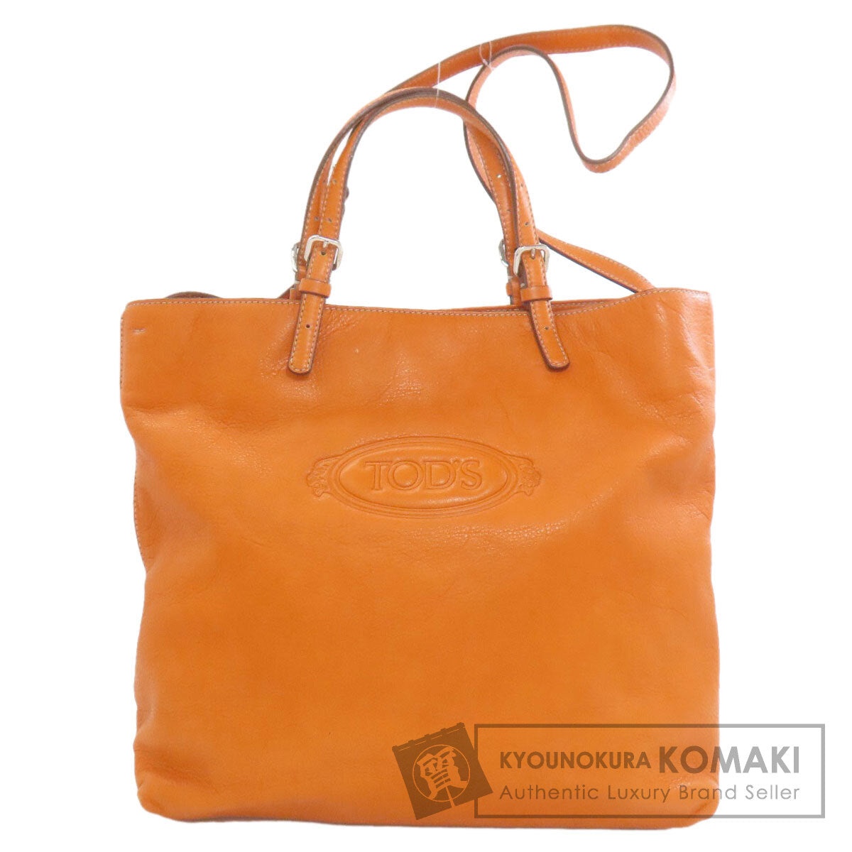 TODS トッズ 2WAY トートバッグ レザー レディース 中古