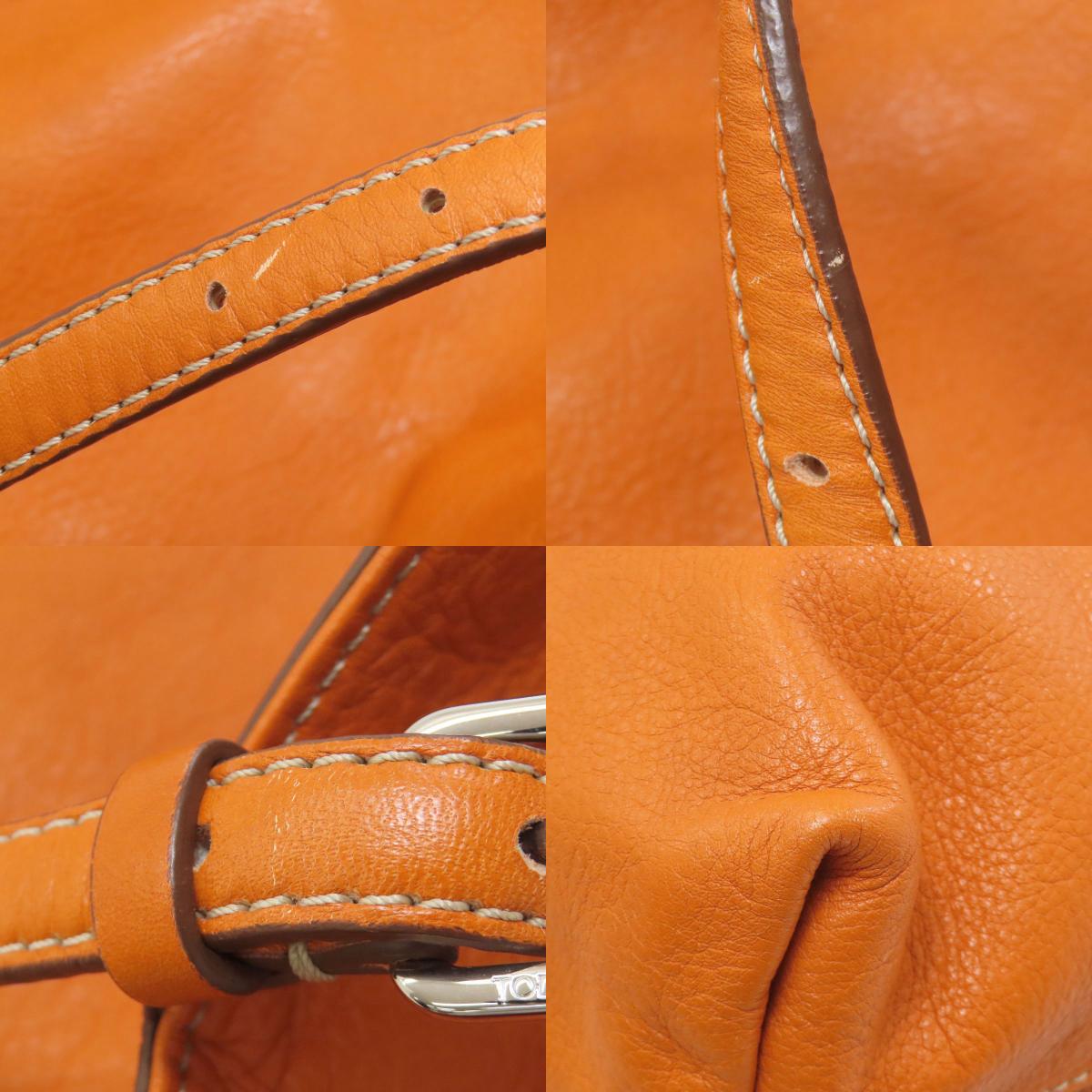 TODS トッズ 2WAY トートバッグ レザー レディース 中古