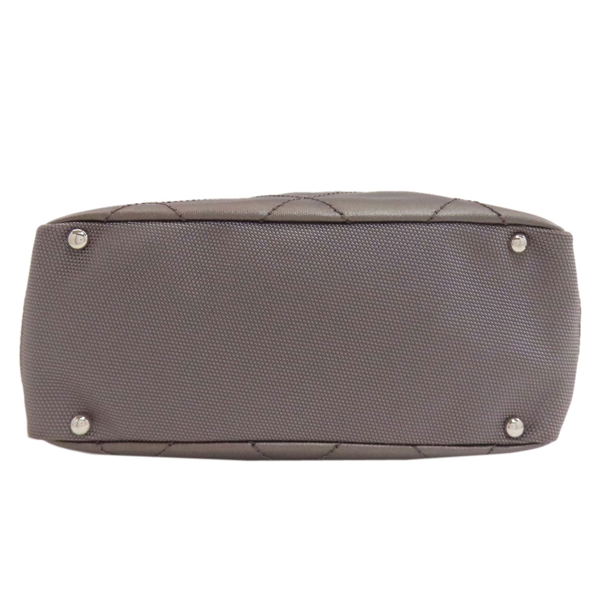 CHANEL シャネル パリビアリッツ PM シルバー金具 ハンドバッグ カーフ レディース 中古