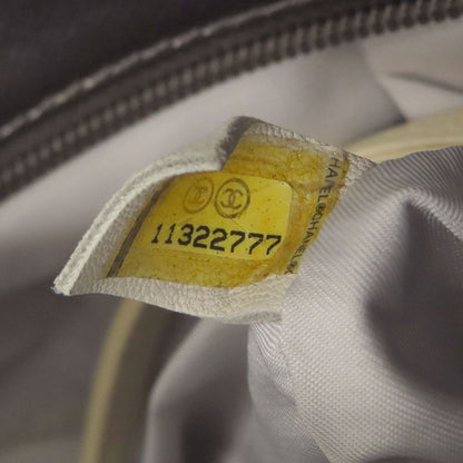 CHANEL シャネル パリビアリッツ PM シルバー金具 ハンドバッグ カーフ レディース 中古