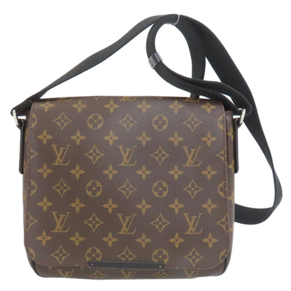 LOUIS VUITTON ルイヴィトン M40935 ディストリクトPM モノグラムマカサー ショルダーバッグ モノグラムキャンバス レディース 中古
