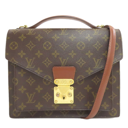 LOUIS VUITTON ルイヴィトン M51185 モンソー28 ハンドバッグ モノグラムキャンバス レディース 中古