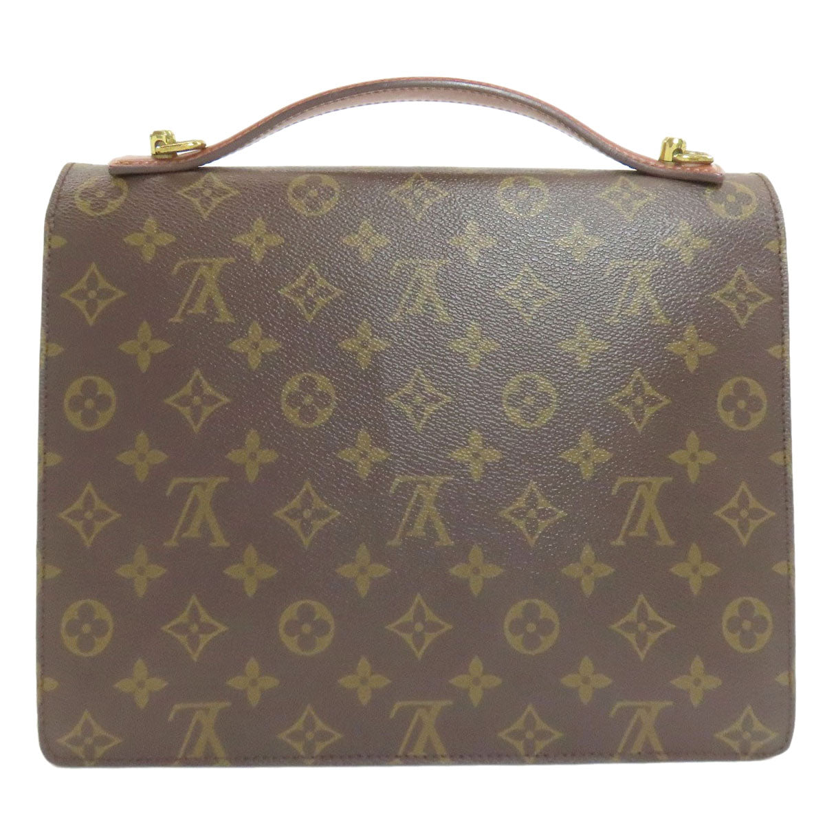 LOUIS VUITTON ルイヴィトン M51185 モンソー28 ハンドバッグ モノグラムキャンバス レディース 中古