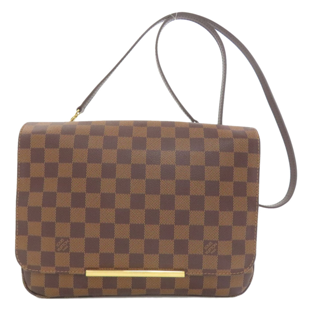 LOUIS VUITTON ルイヴィトン N41253 ホクストンGM ショルダーバッグ ダミエキャンバス レディース 中古