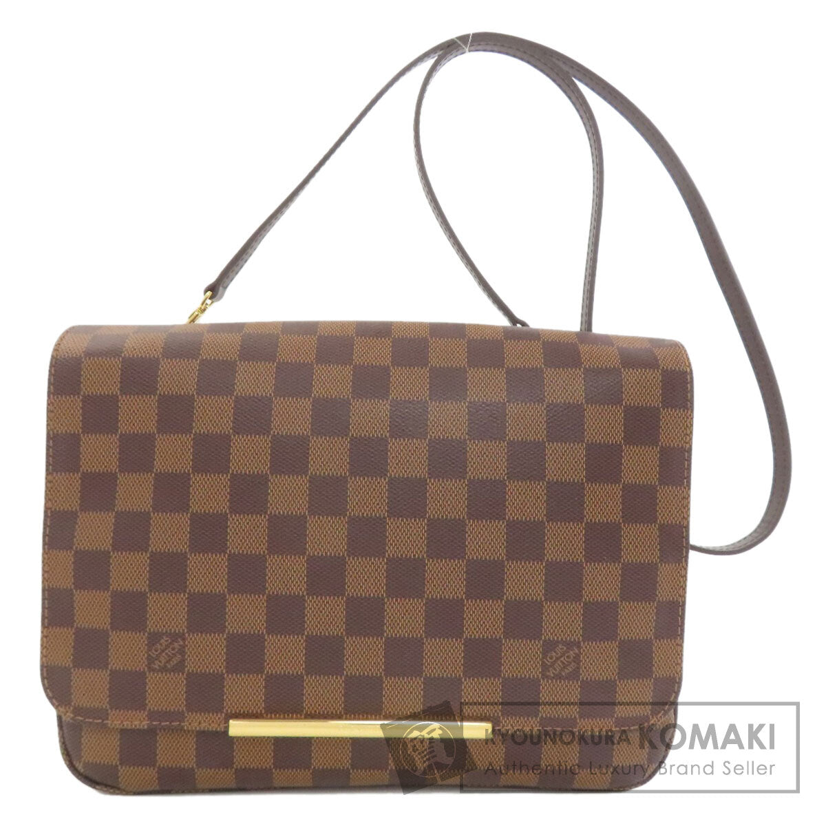 LOUIS VUITTON ルイヴィトン N41253 ホクストンGM ショルダーバッグ ダミエキャンバス レディース 中古