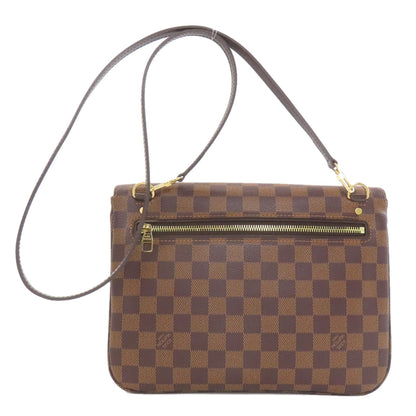 LOUIS VUITTON ルイヴィトン N41253 ホクストンGM ショルダーバッグ ダミエキャンバス レディース 中古