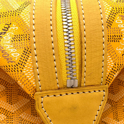 GOYARD ゴヤール ボーイング30 ヘリンボーン柄 ボストンバッグ PVC レディース 中古