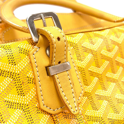 GOYARD ゴヤール ボーイング30 ヘリンボーン柄 ボストンバッグ PVC レディース 中古