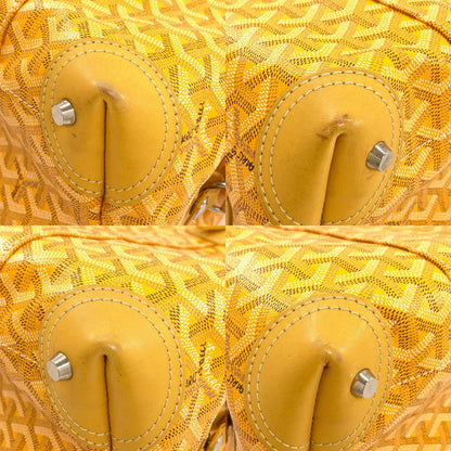 GOYARD ゴヤール ボーイング30 ヘリンボーン柄 ボストンバッグ PVC レディース 中古