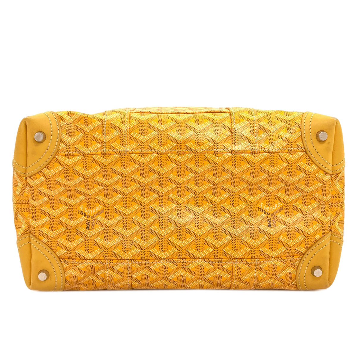 GOYARD ゴヤール ボーイング30 ヘリンボーン柄 ボストンバッグ PVC レディース 中古