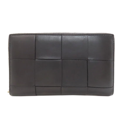BOTTEGA VENETA ボッテガヴェネタ マキシイントレチャート 長財布（小銭入れあり） カーフ レディース 中古