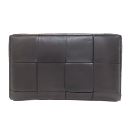 BOTTEGA VENETA ボッテガヴェネタ マキシイントレチャート 長財布（小銭入れあり） カーフ レディース 中古