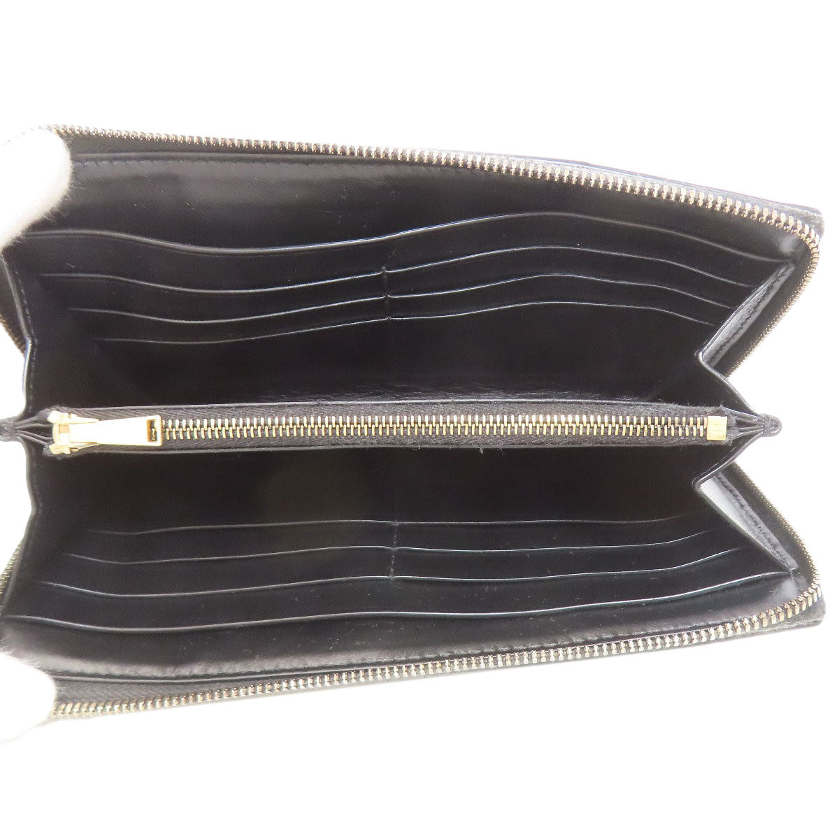 BOTTEGA VENETA ボッテガヴェネタ マキシイントレチャート 長財布（小銭入れあり） カーフ レディース 中古