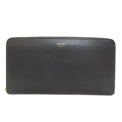 CELINE セリーヌ ラウンドファスナー 長財布（小銭入れあり） レザー レディース 中古