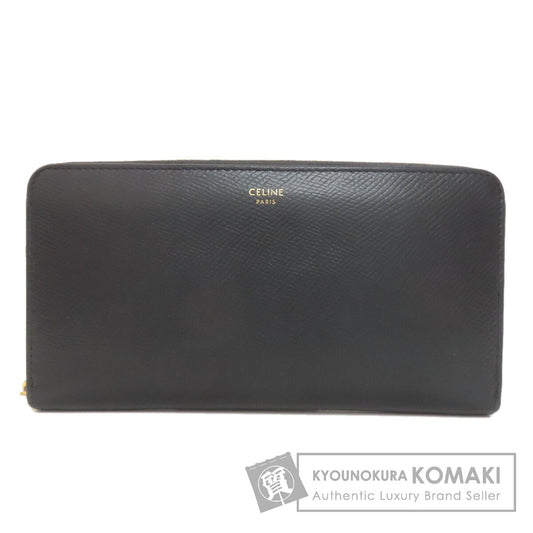 CELINE セリーヌ ラウンドファスナー 長財布（小銭入れあり） レザー レディース 中古