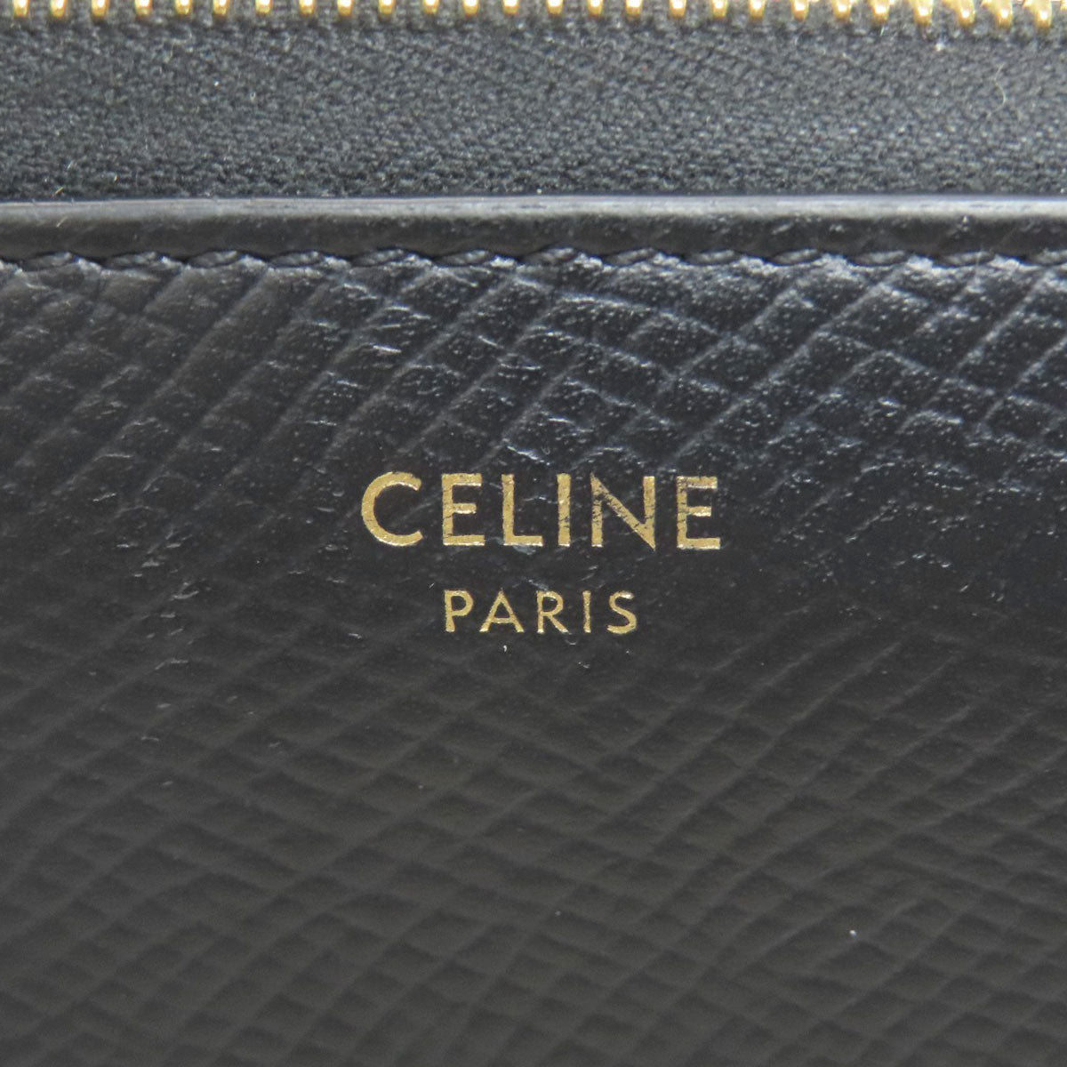 CELINE セリーヌ ラウンドファスナー 長財布（小銭入れあり） レザー レディース 中古