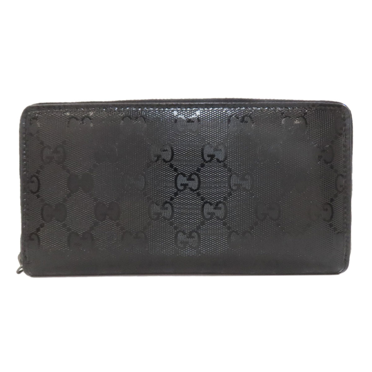 GUCCI グッチ 212110 インプリメ ラウンドファスナー 長財布（小銭入れあり） PVC レディース 中古