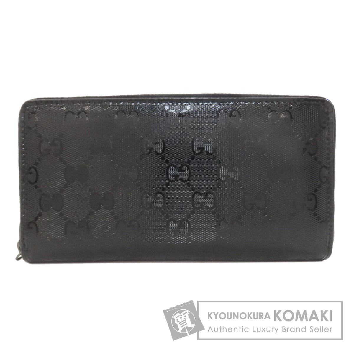 GUCCI グッチ 212110 インプリメ ラウンドファスナー 長財布（小銭入れあり） PVC レディース 中古