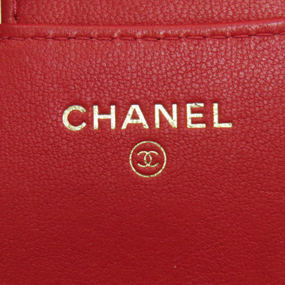 CHANEL シャネル 2.55 マトラッセ コンパクトウォレット ゴールド金具 二つ折り財布（小銭入れあり） カーフ レディース 中古