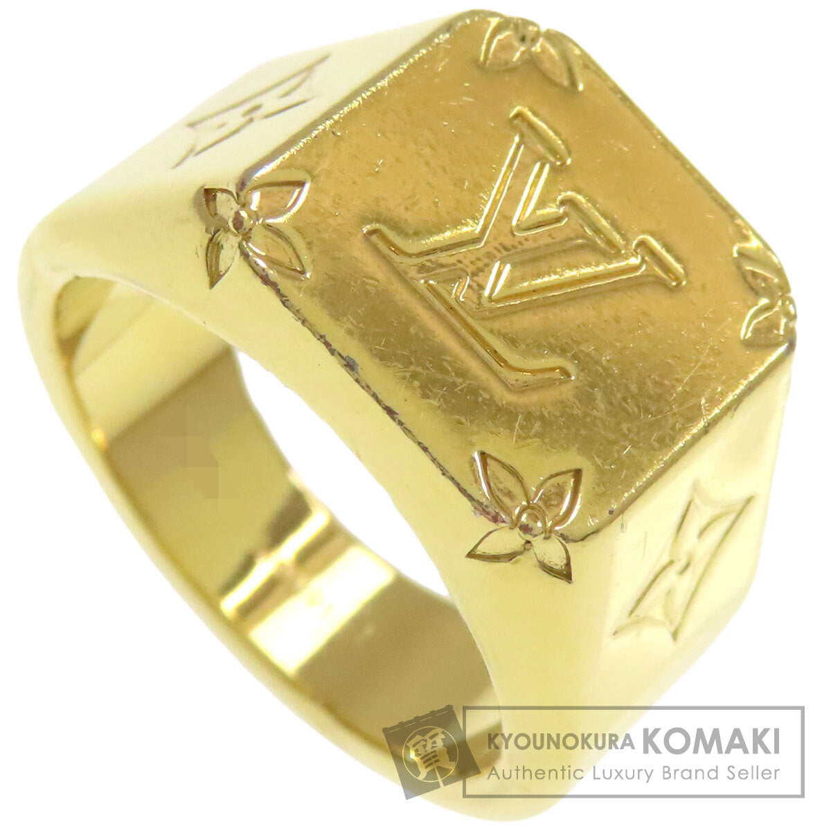 LOUIS VUITTON ルイヴィトン M80191 シグネットリング リング・指輪 金属製 レディース 中古