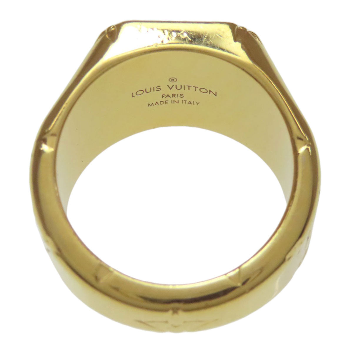 LOUIS VUITTON ルイヴィトン M80191 シグネットリング リング・指輪 金属製 レディース 中古