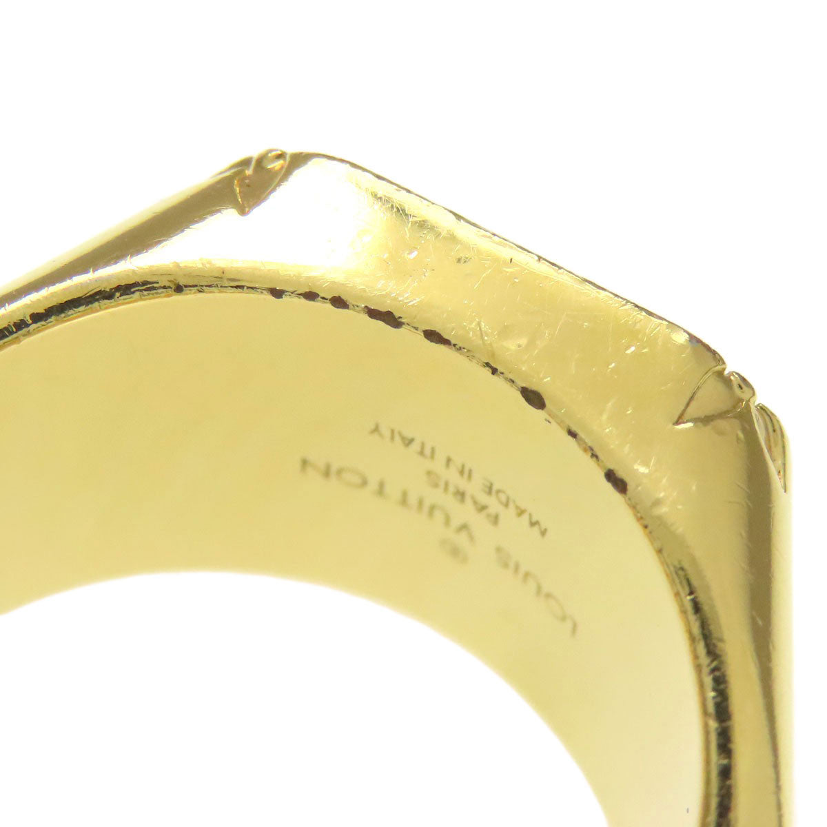 LOUIS VUITTON ルイヴィトン M80191 シグネットリング リング・指輪 金属製 レディース 中古