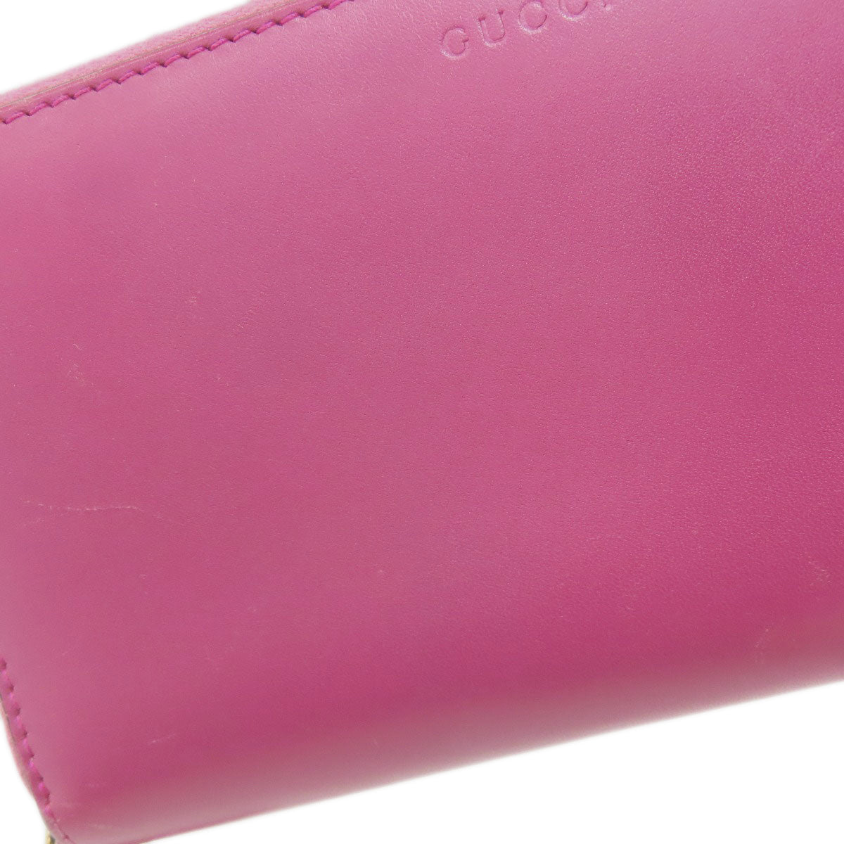 GUCCI グッチ 410102 ロゴ 長財布（小銭入れあり） レザー レディース 中古