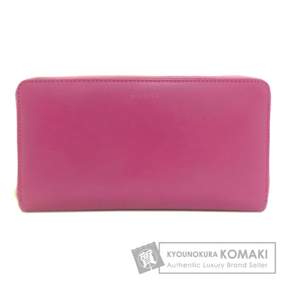 GUCCI グッチ 410102 ロゴ 長財布（小銭入れあり） レザー レディース 中古