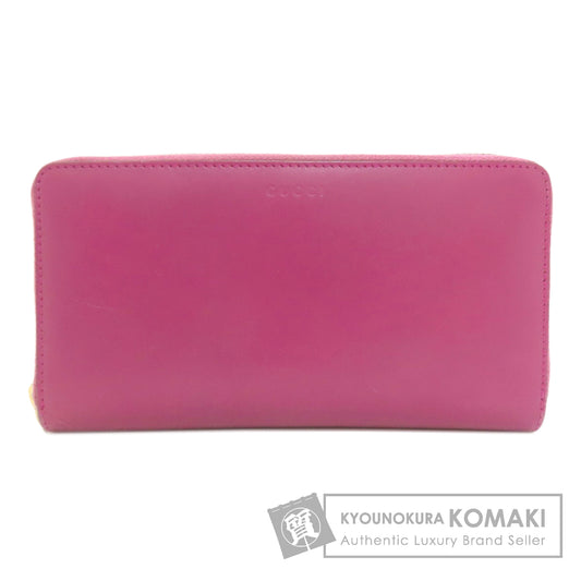 GUCCI グッチ 410102 ロゴ 長財布（小銭入れあり） レザー レディース 中古