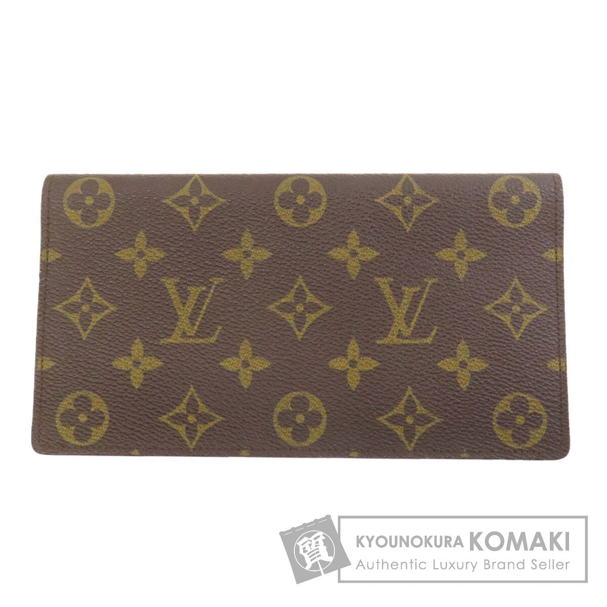 LOUIS VUITTON ルイヴィトン M62223 ポルト シェキエ ダブル 長財布（小銭入れなし） モノグラムキャンバス メンズ 中古