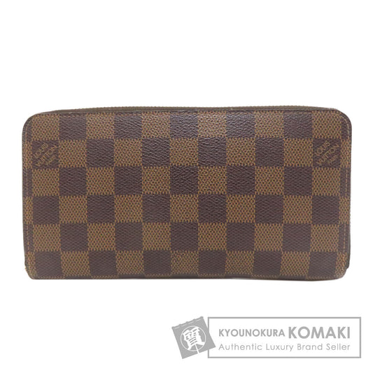 【決算セール】LOUIS VUITTON ルイヴィトン N60015 ジッピー・ウォレット 旧 長財布（小銭入れあり） ダミエキャンバス レディース 中古