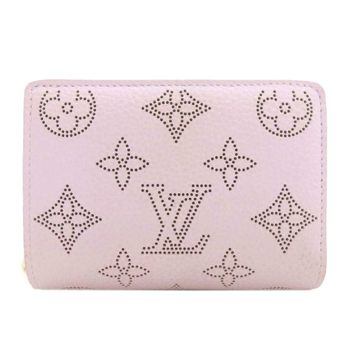 LOUIS VUITTON ルイヴィトン M81434 ポルトフォイユ・クレア 二つ折り財布（小銭入れあり） マヒナレザー レディース 中古